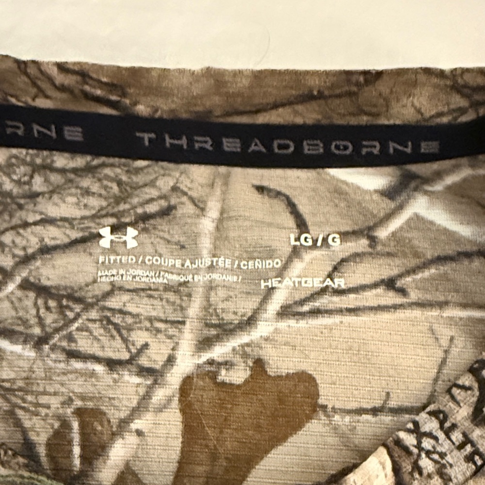 Under Armour Men's Woodland Camo Tee - Picture 2 of 3